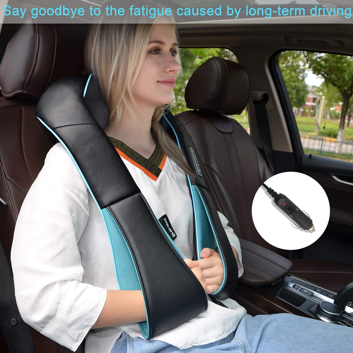 Mo Cuishle Shiatsu Neck Massager for Pain Relief – Deep Kneading Back Shoulder Massage with Heat – Ideal for Valentine’s Day, Christmas, Mother's Day, Father's Day, Gifts for Men Women Mom Dad Her Him