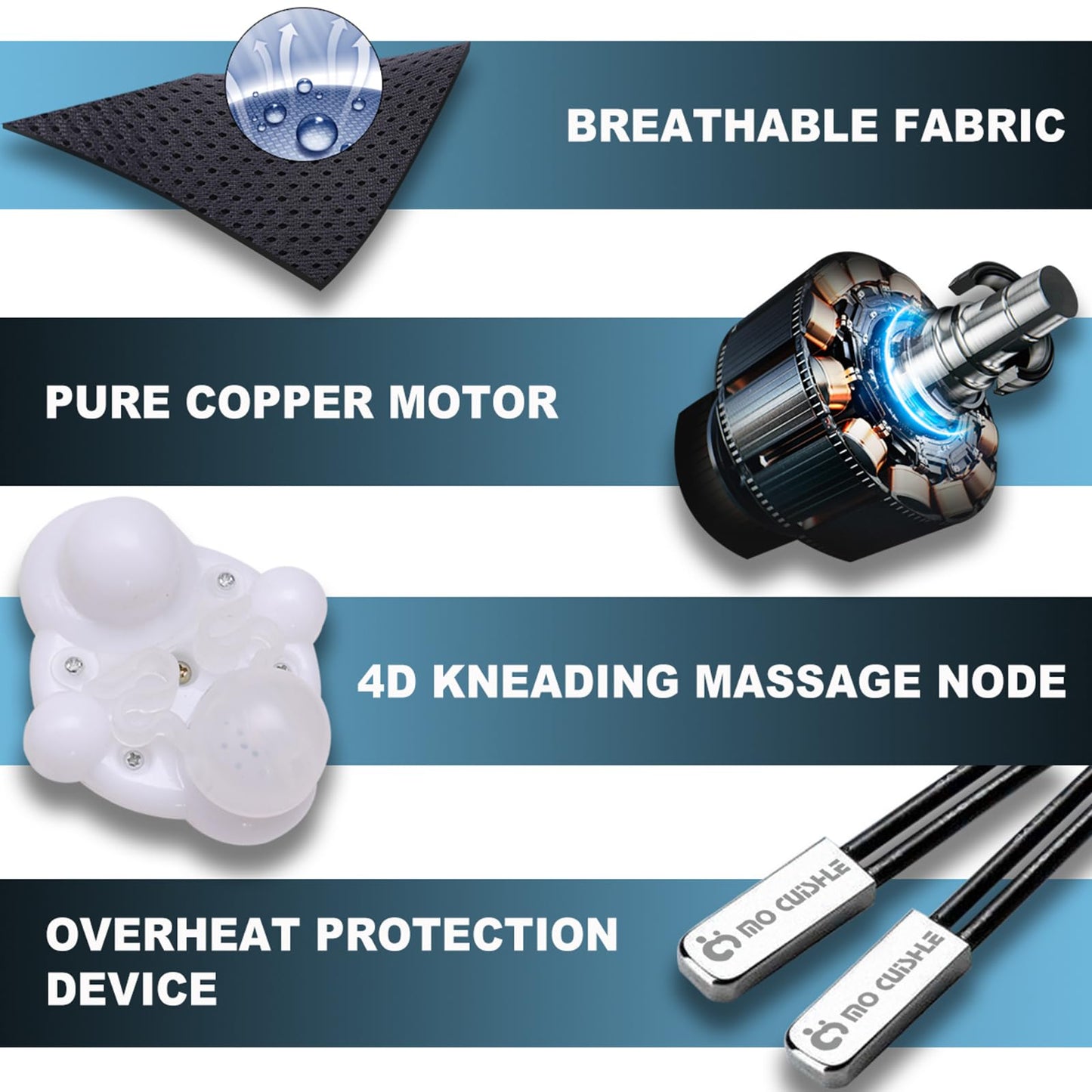 Mo Cuishle Shiatsu Neck Massager for Pain Relief – Deep Kneading Back Shoulder Massage with Heat – Ideal for Valentine’s Day, Christmas, Mother's Day, Father's Day, Gifts for Men Women Mom Dad Her Him