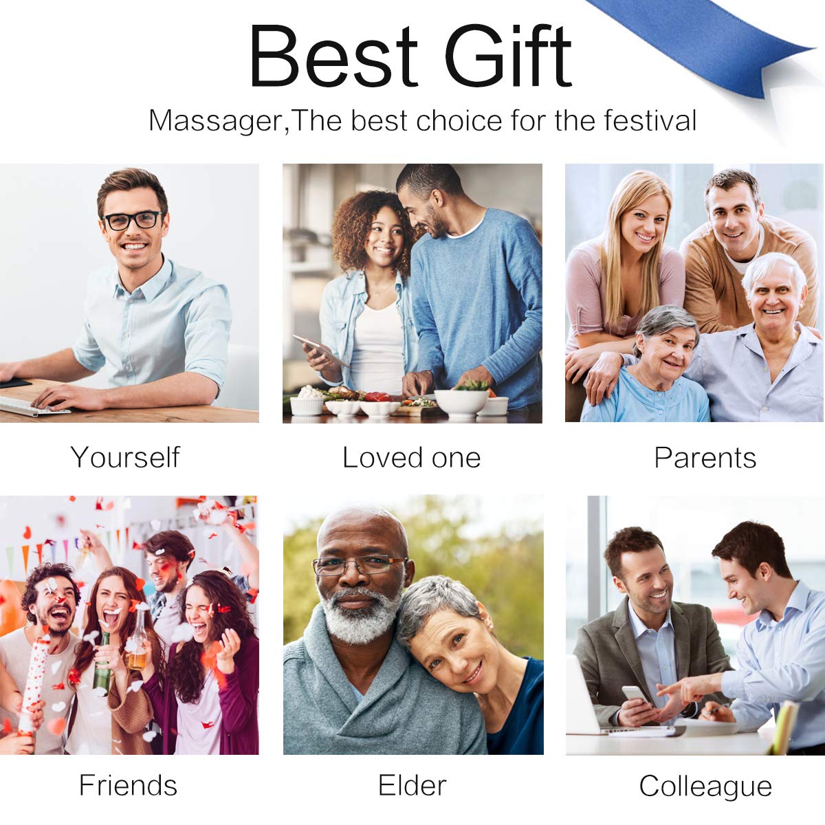 Mo Cuishle Shiatsu Neck Massager for Pain Relief – Deep Kneading Back Shoulder Massage with Heat – Ideal for Valentine’s Day, Christmas, Mother's Day, Father's Day, Gifts for Men Women Mom Dad Her Him