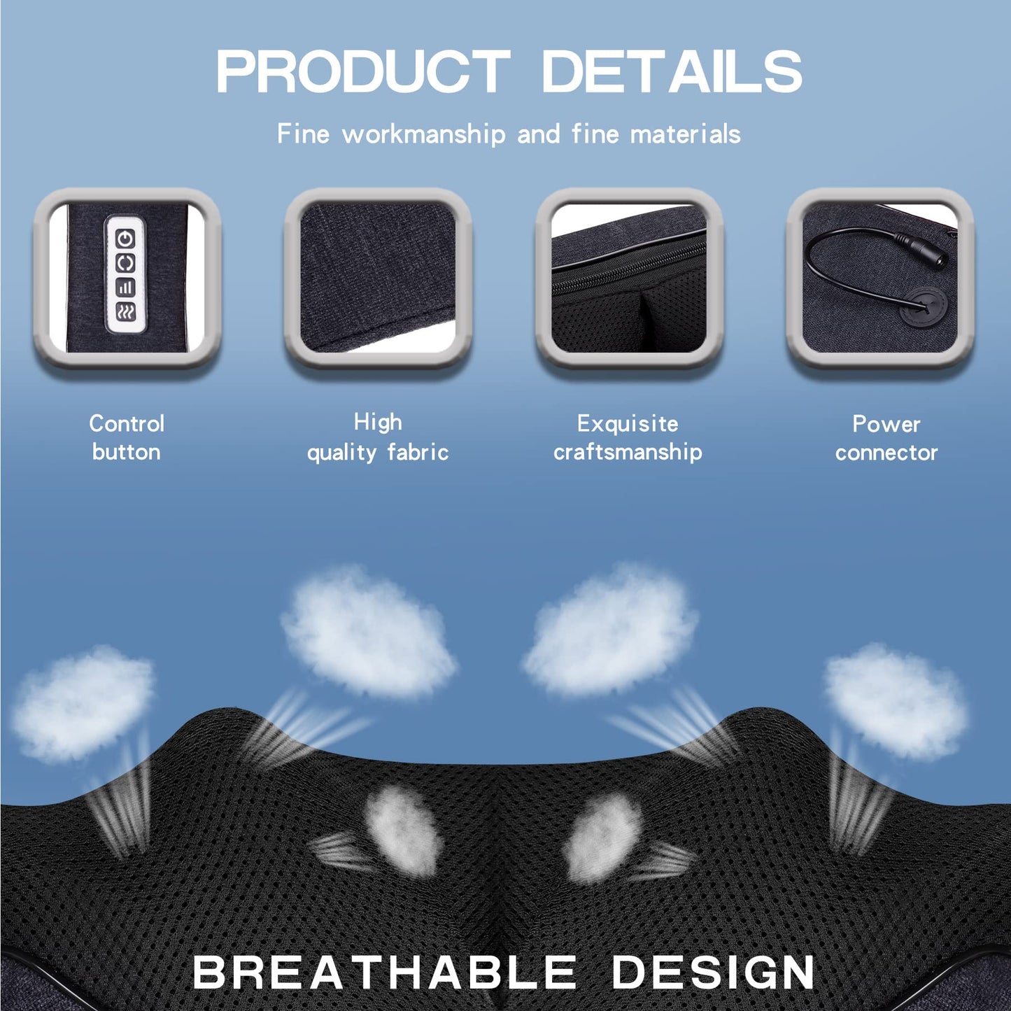 Mo Cuishle Shiatsu Neck Massager for Pain Relief – Deep Kneading Back Shoulder Massage with Heat – Ideal for Valentine’s Day, Christmas, Mother's Day, Father's Day, Gifts for Men Women Mom Dad Her Him